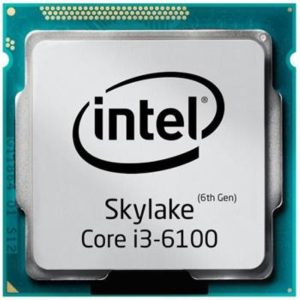 پردازنده مرکزی اینتل سری Skylake مدل CPU INTEL CORE i3 6100 2