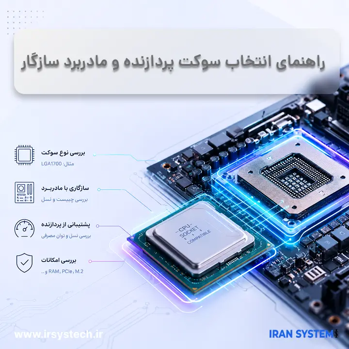 راهنمای انتخاب سوکت پردازنده و مادربرد سازگار