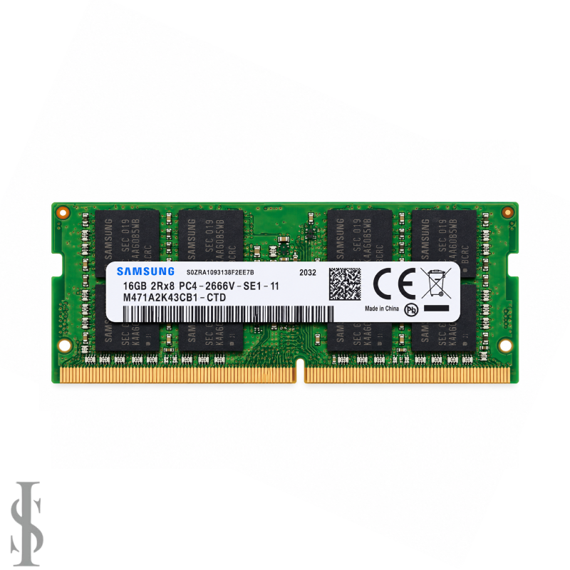 رم استوک لپ تاپ ظرفیت 16 گیگابایت DDR4 فرکانس 2666 مگاهرتز SO-DIMM