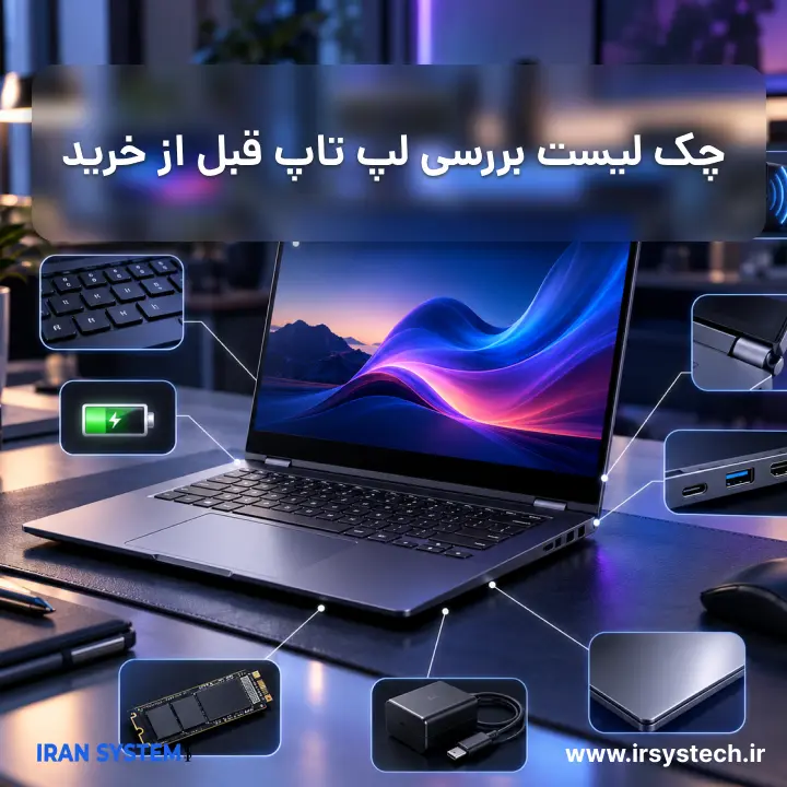 چک لیست بررسی لپ تاپ قبل از خرید 1